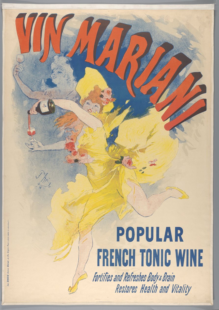 Vin Mariani, 1894 door Jules Cheret