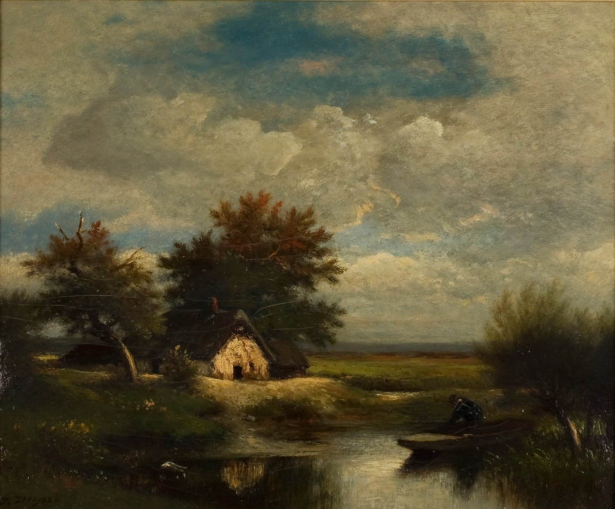 Landschap door Jules Dupré