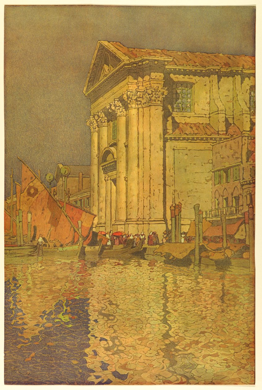 Kerk van San Salvatore, Venetië door Jules Guerin
