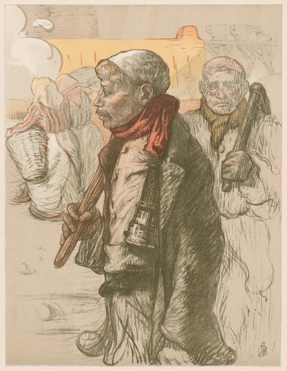 In het Zwarte Land, ca. 1898 door Jules Gustave Besson