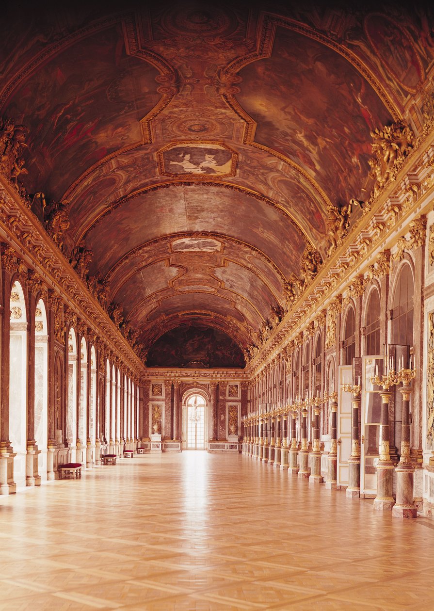 De Galerie des Glaces (Spiegelzaal) 1678-84 door Jules Hardouin Mansart
