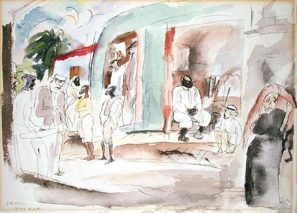 Havana door Jules Pascin
