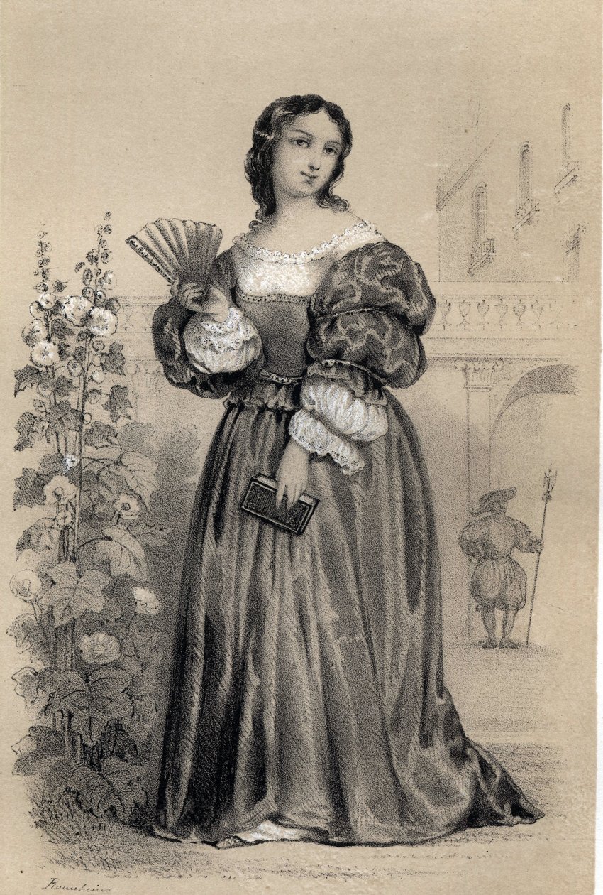 Vittoria (Victoria) Colonna (1490 - 1547), Markiezin van Pescaire (Pescara) Italiaanse vrouw van letters uit het begin van de 16e eeuw door Jules and Raunheim Hermann David