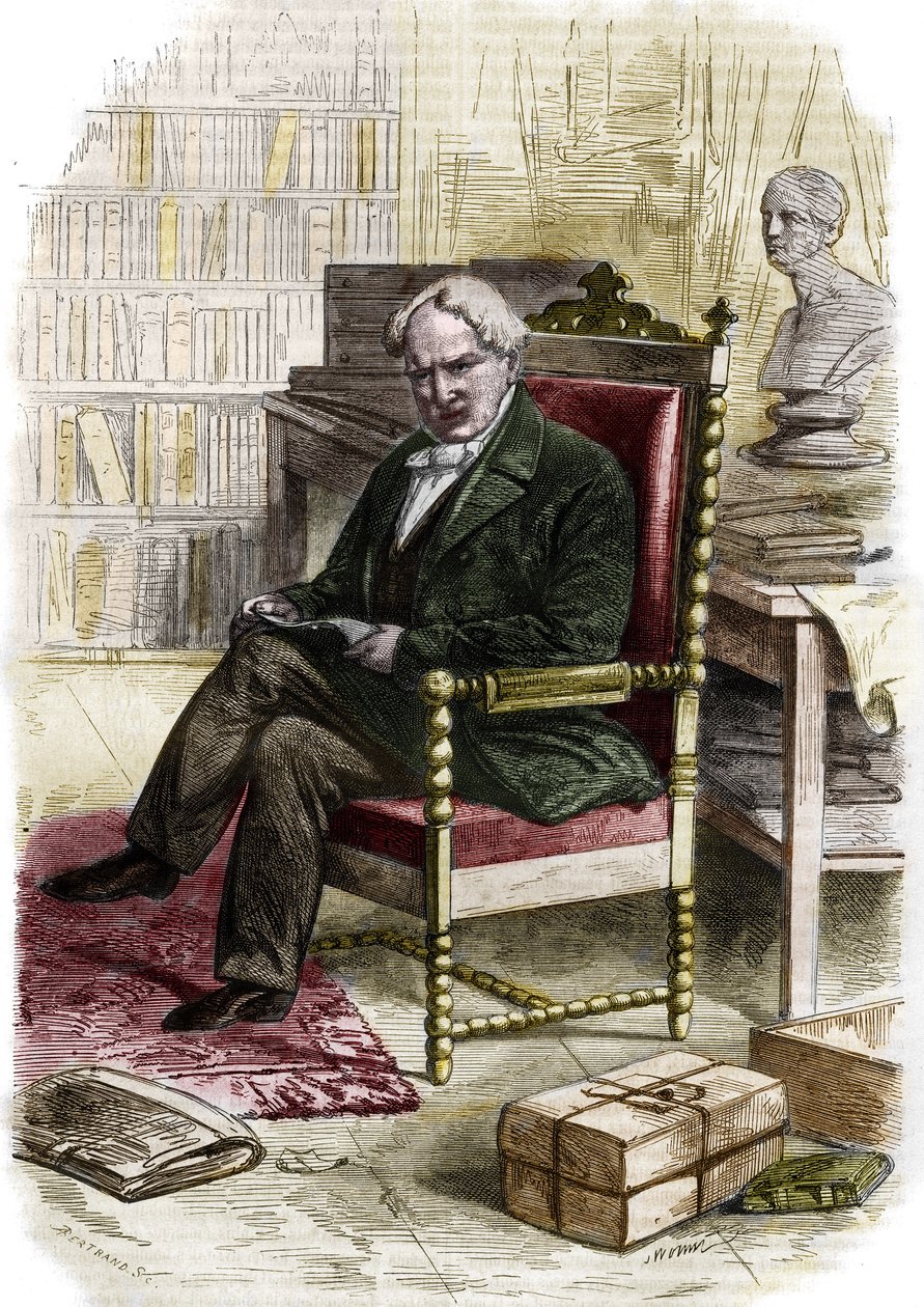 Portret van Alexander Von Humboldt (Alexander van Humboldt) door Jules Worms