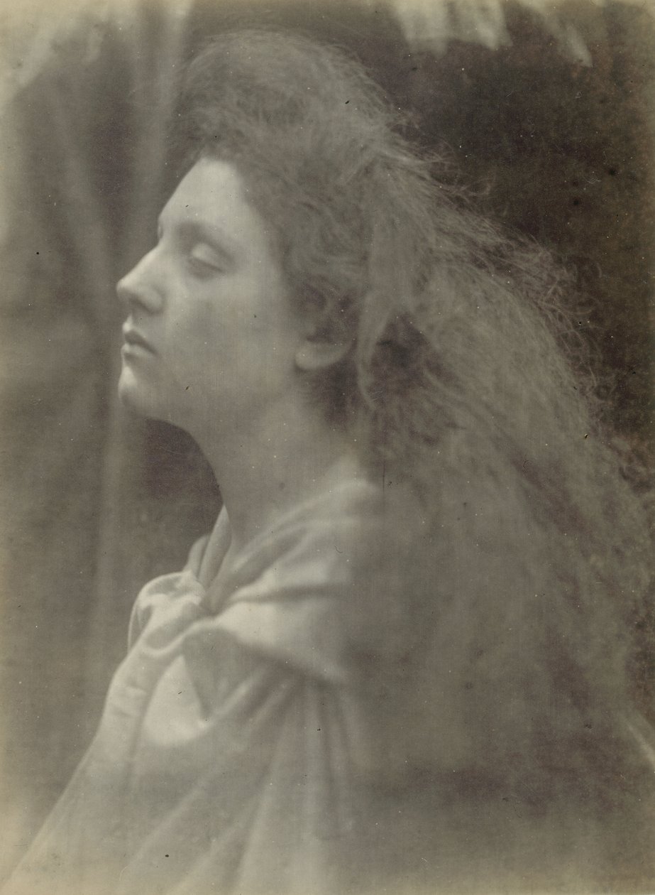 ("The Angel at the Tomb" - De engel bij het graf) Mary Ann Hillier door Julia Margaret Cameron