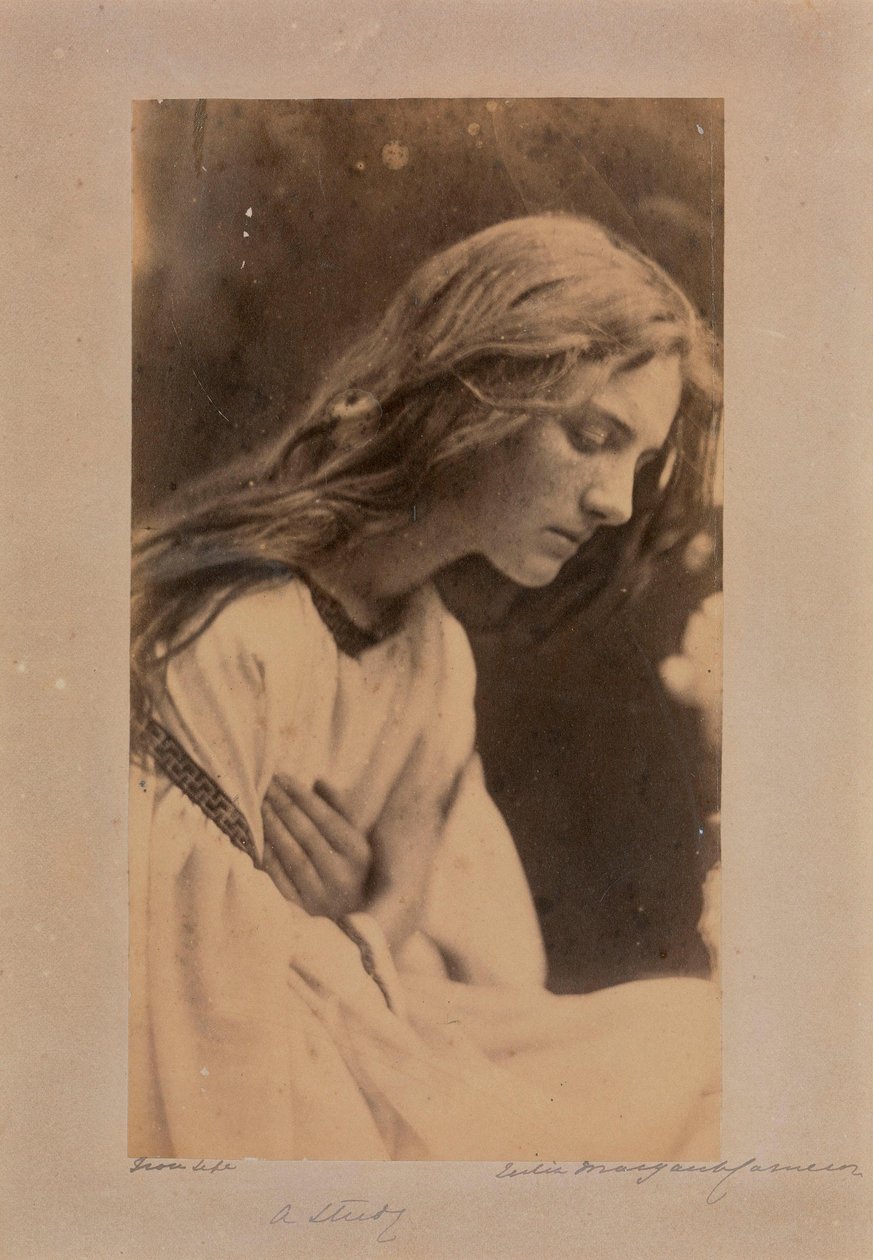 In de trant van Perugino (Mary Ryan) door Julia Margaret Cameron