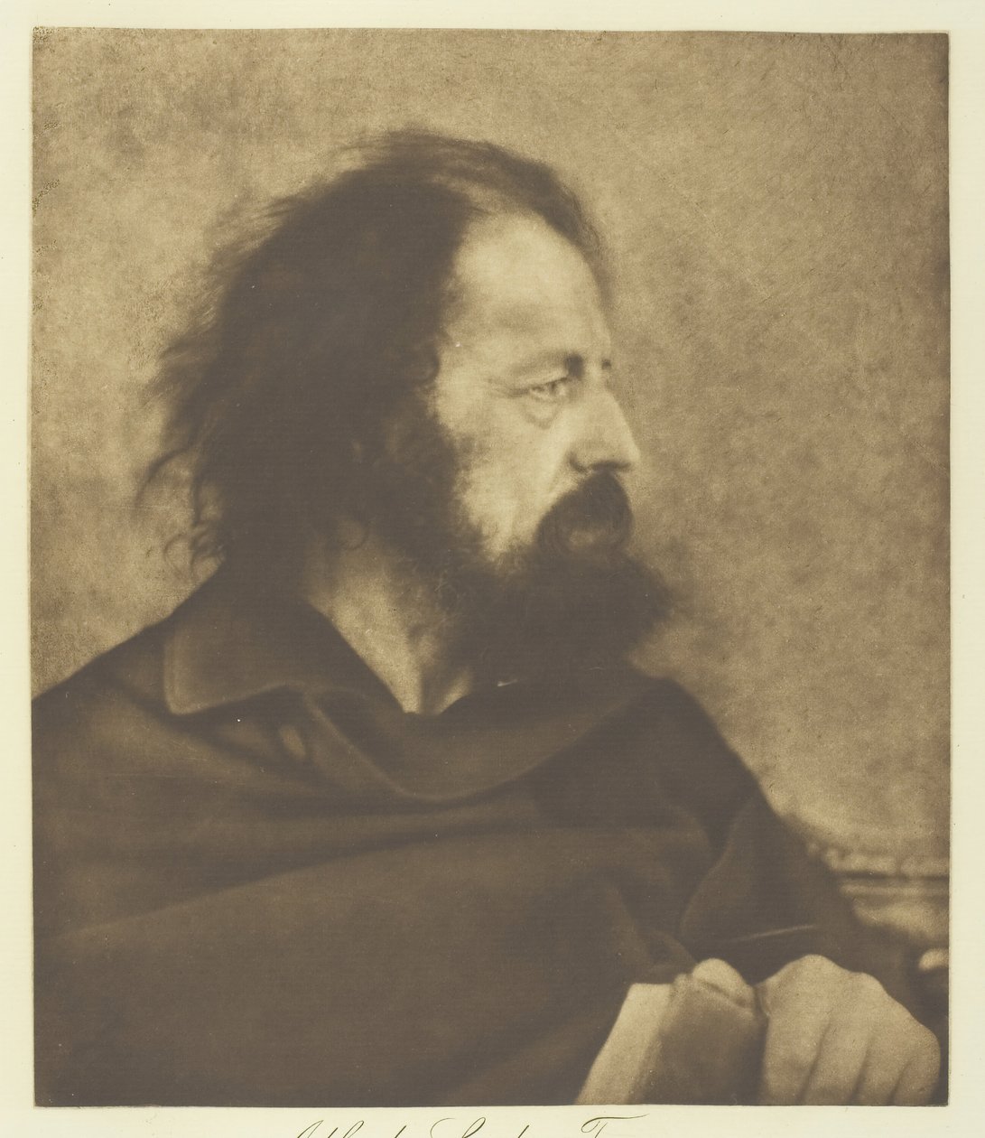 Alfred, Lord Tennyson Dirty Monk, 1865, gedrukt ca. 1893 door Julia Margaret Cameron