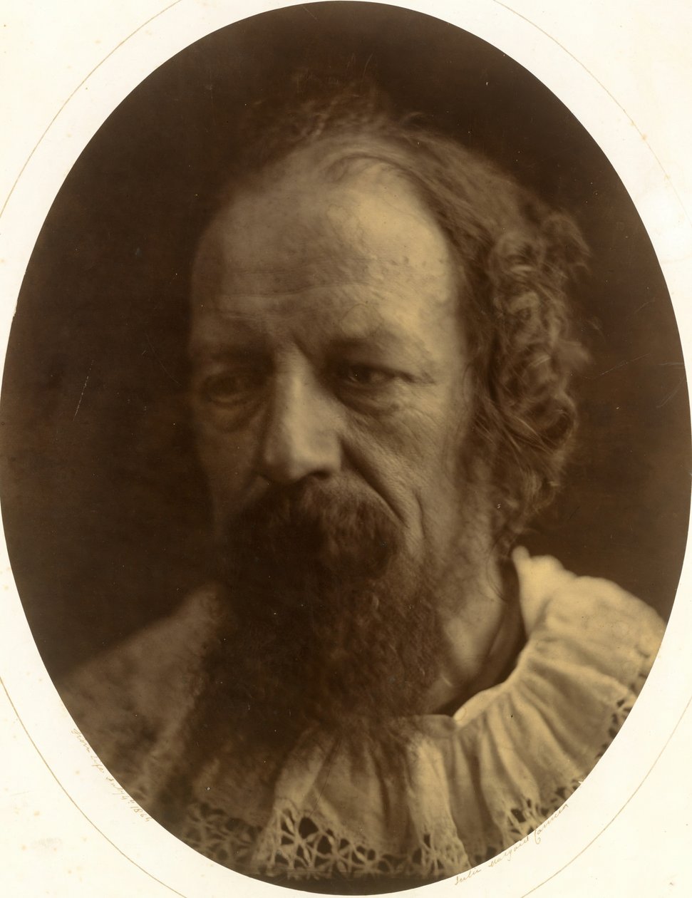 Alfred, Lord Tennyson, 4 juli 1866 door Julia Margaret Cameron