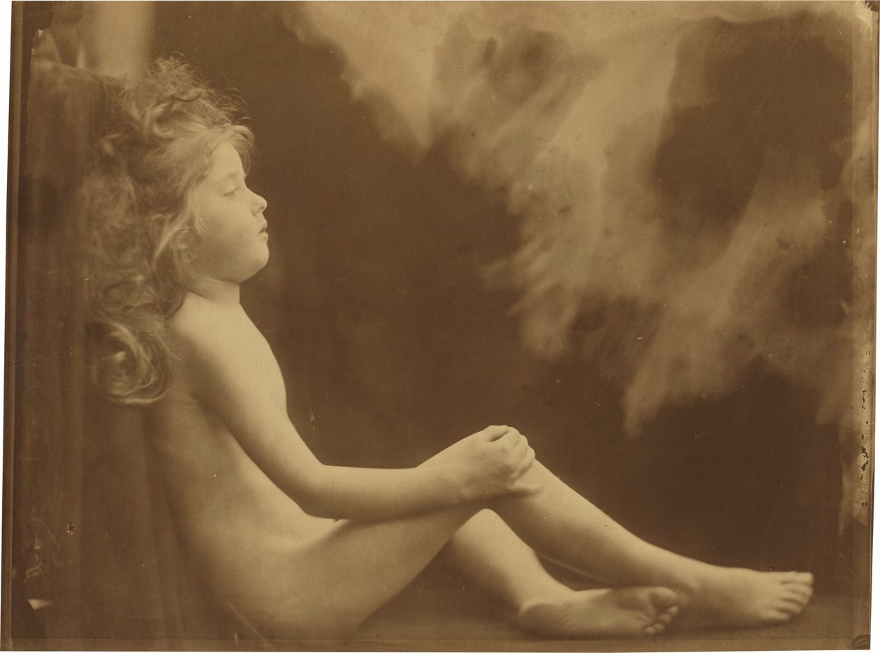 Een engel ongevleugeld door jouw verlangen,1873 (foto) door Julia Margaret Cameron