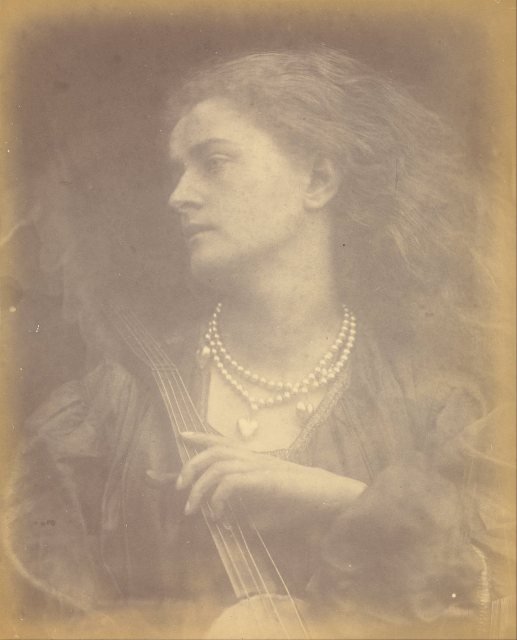 "En Enid Sang" door Julia Margaret Cameron