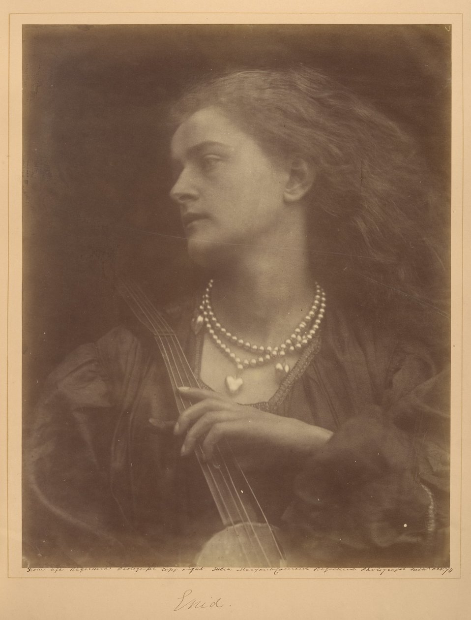 En Enid zong door Julia Margaret Cameron