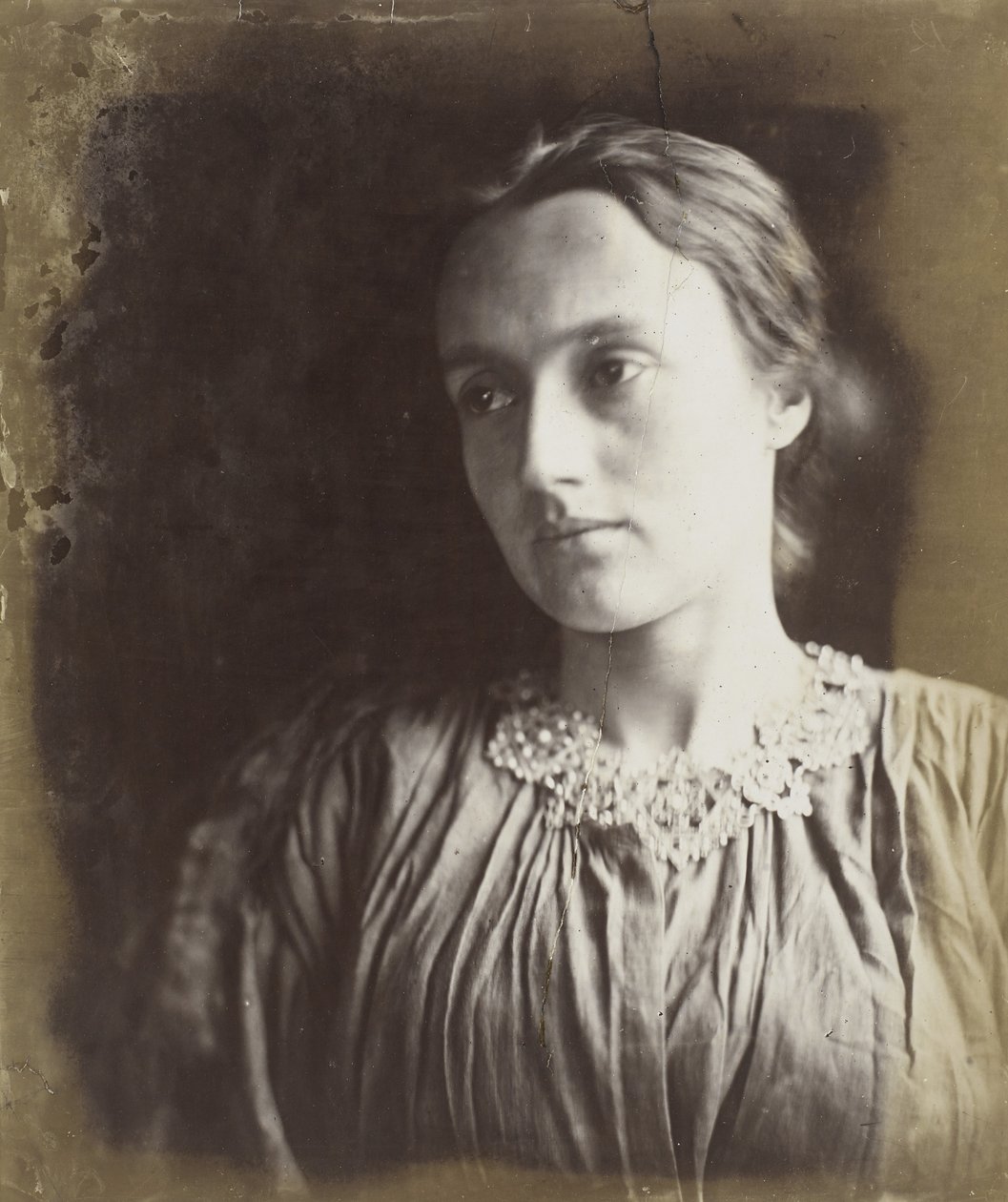 Annie Chinery Cameron, 1870-72 door Julia Margaret Cameron