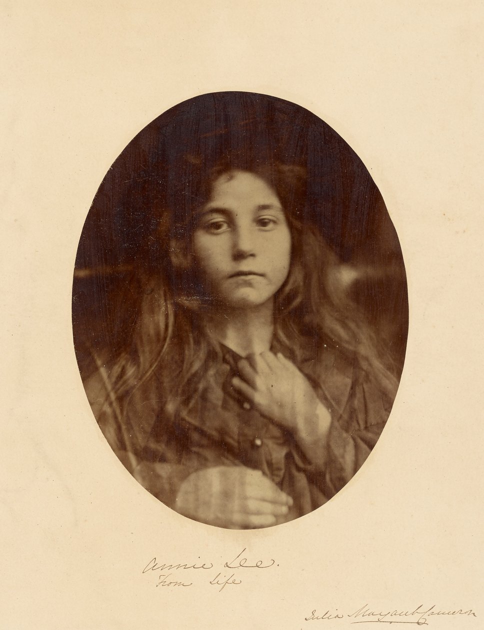 Annie Lee door Julia Margaret Cameron