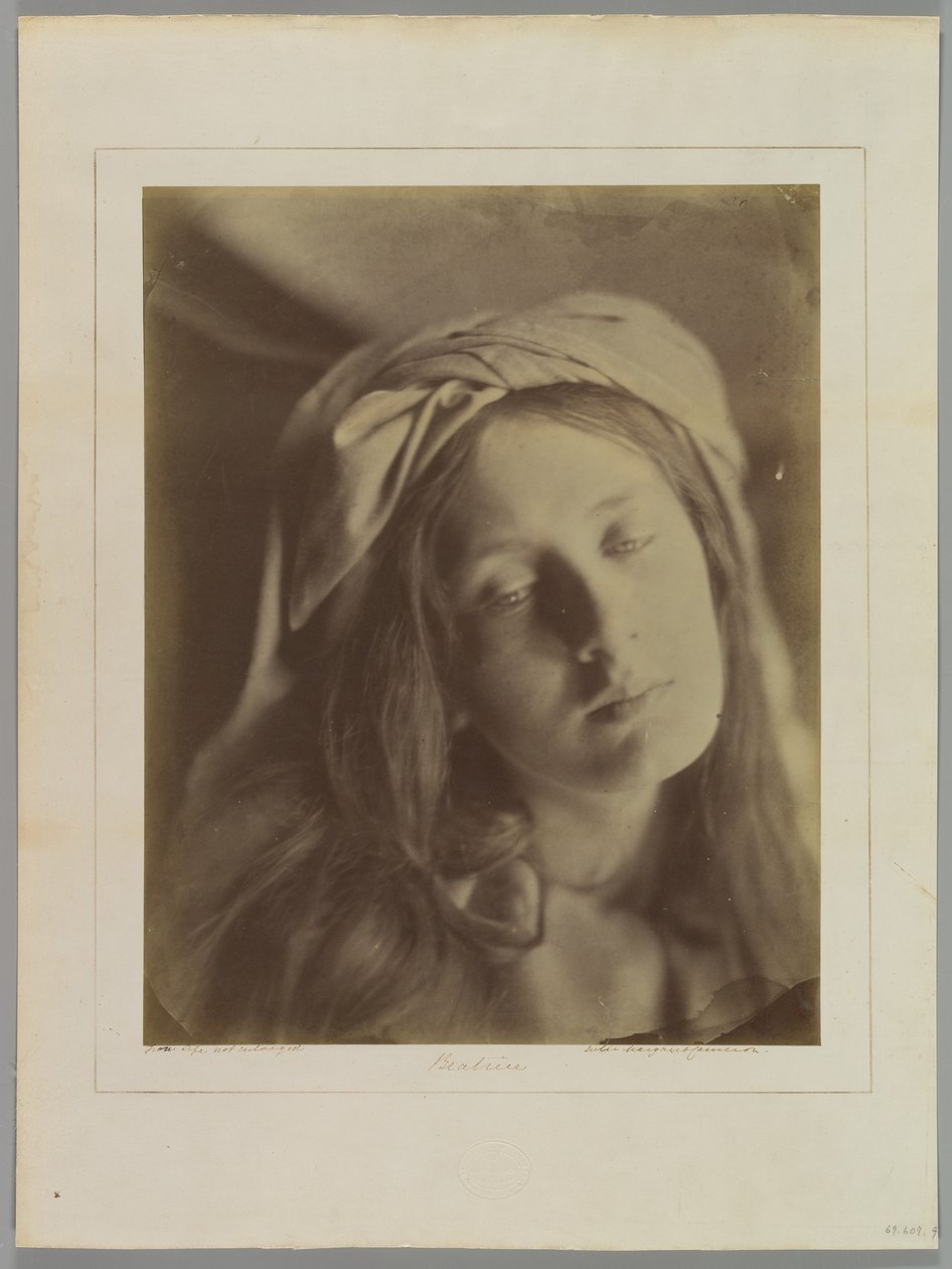 Beatrice door Julia Margaret Cameron