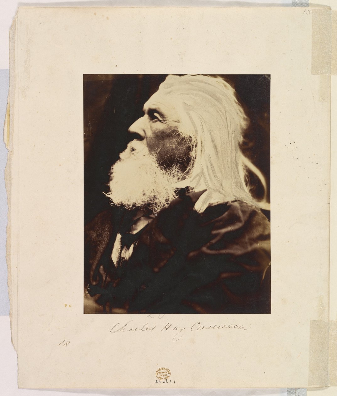 Charles Hay Cameron door Julia Margaret Cameron