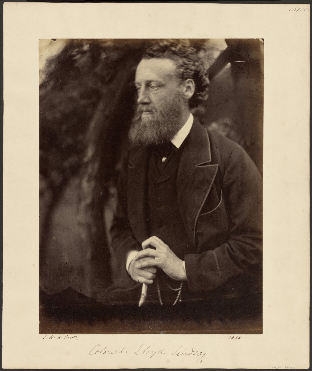 Kolonel Lloyd Lindsay door Julia Margaret Cameron