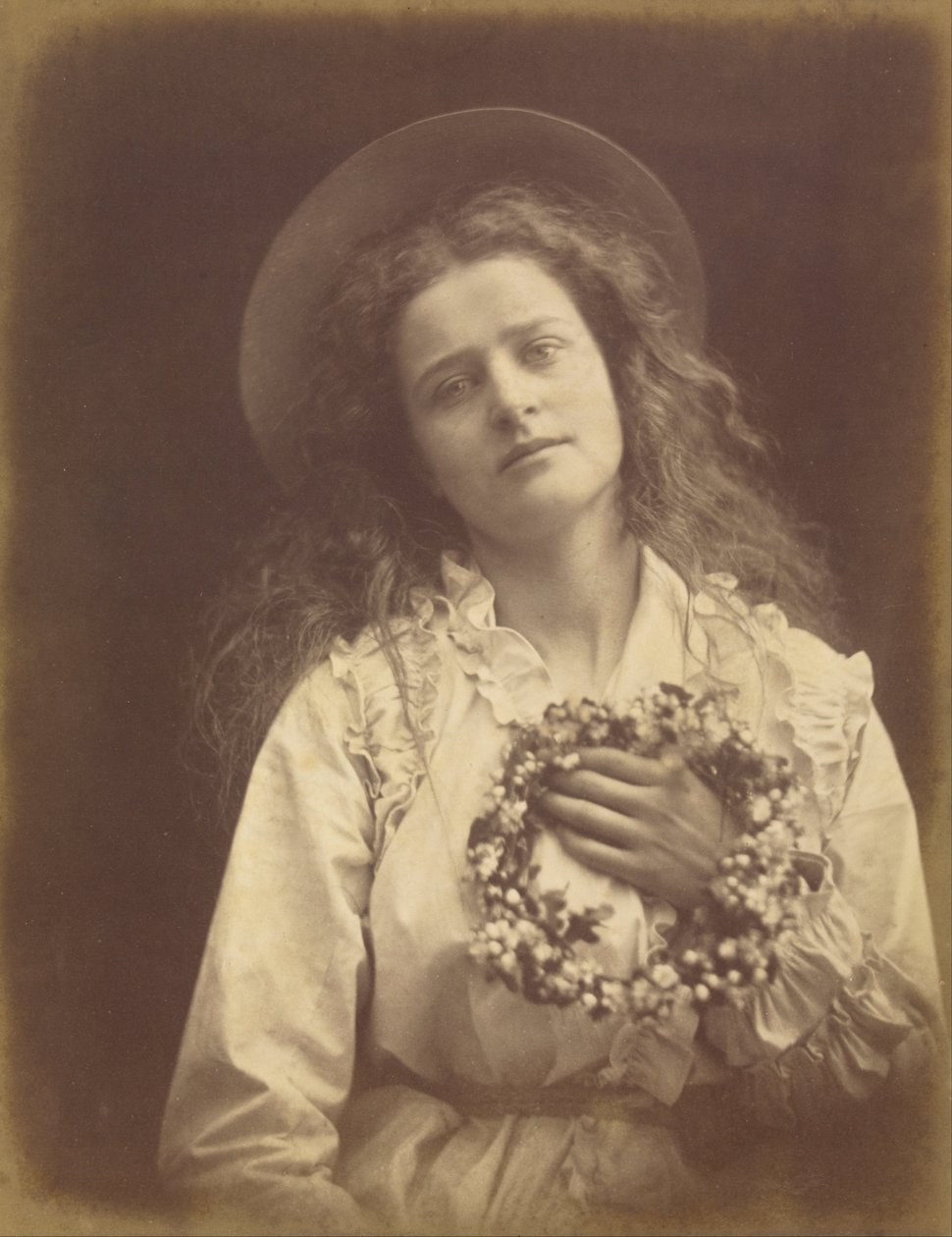 Want ik word de koningin van mei, moeder, ik word de koningin van mei door Julia Margaret Cameron