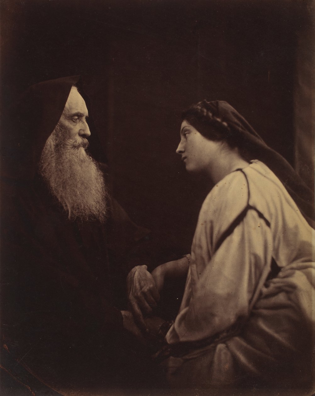 Broeder Laurentius en Julia door Julia Margaret Cameron