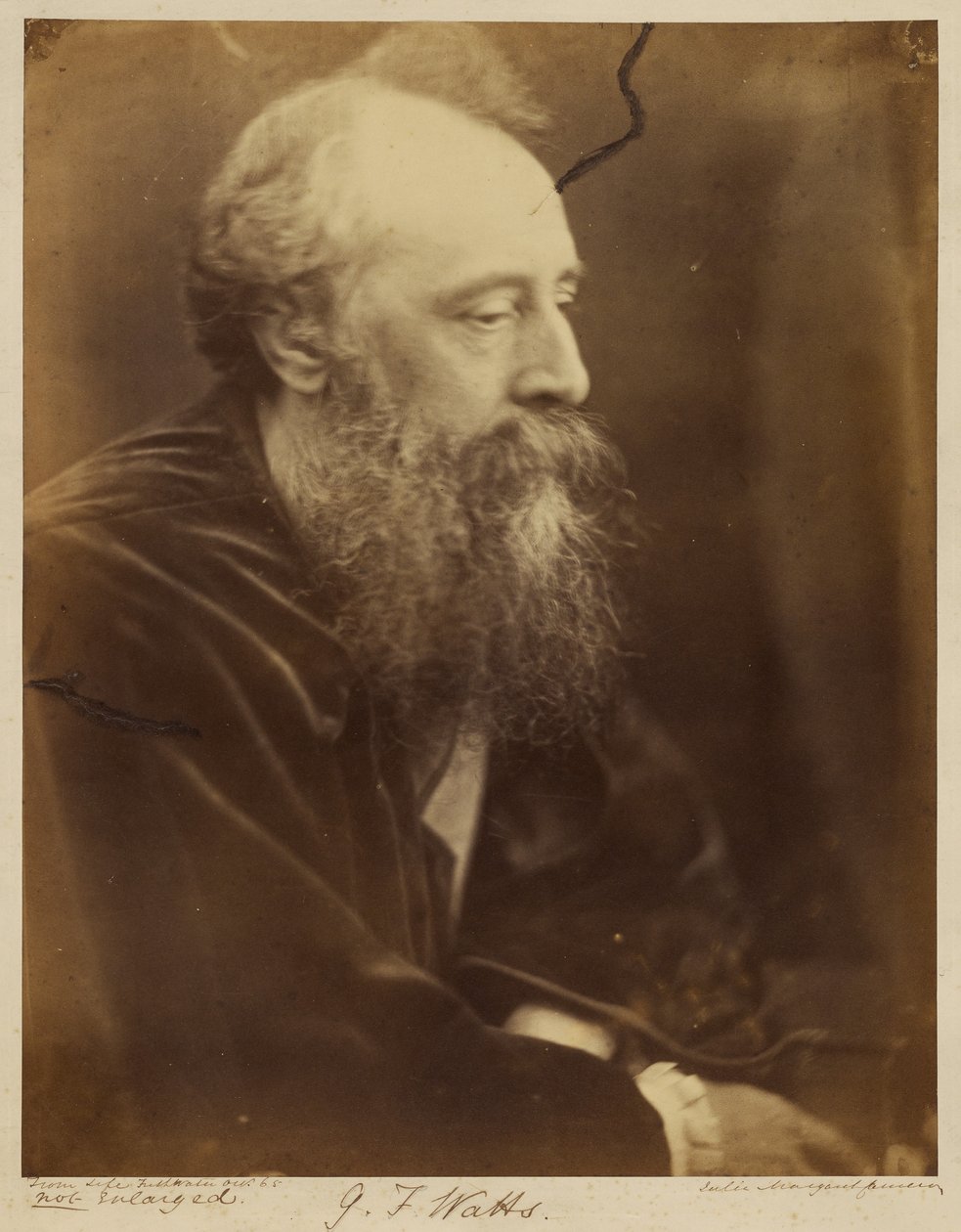G.F. Watts door Julia Margaret Cameron