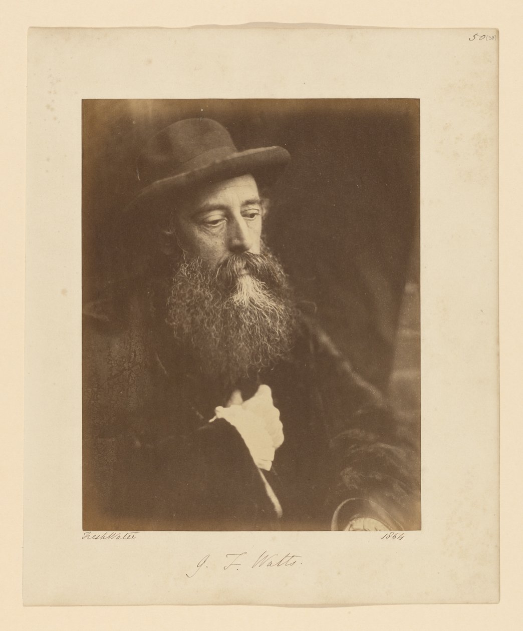 G. F. Watts door Julia Margaret Cameron
