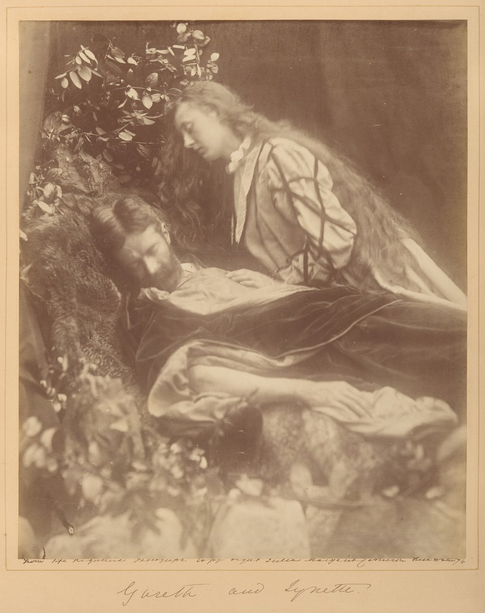 Gareth en Lynette door Julia Margaret Cameron