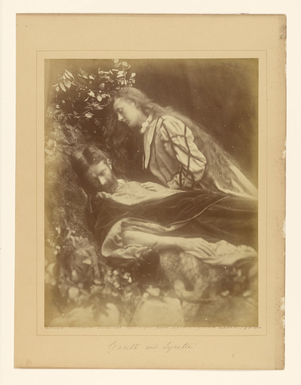 Gareth en Lynette door Julia Margaret Cameron