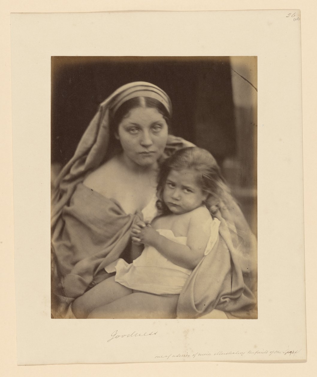 Goedheid door Julia Margaret Cameron