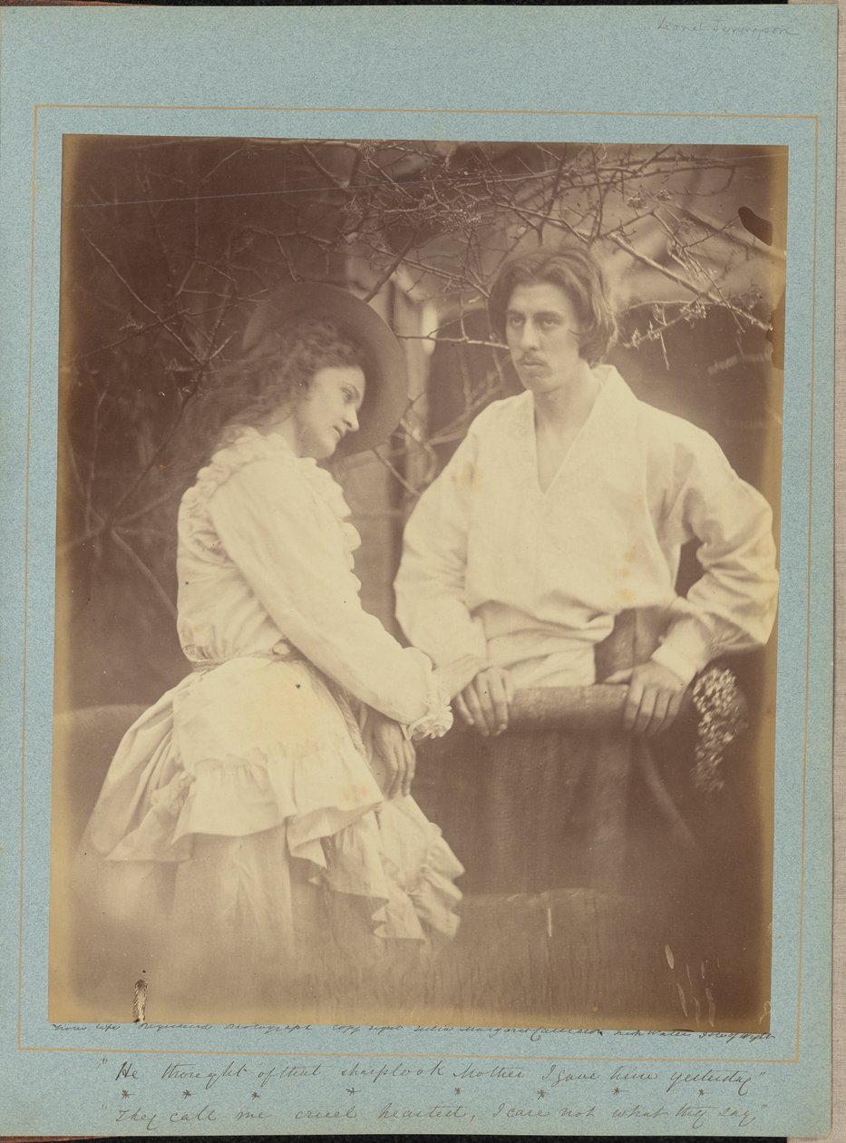 „Hij dacht aan die scherpe blik die Moeder hem gisteren had toegeworpen“ door Julia Margaret Cameron