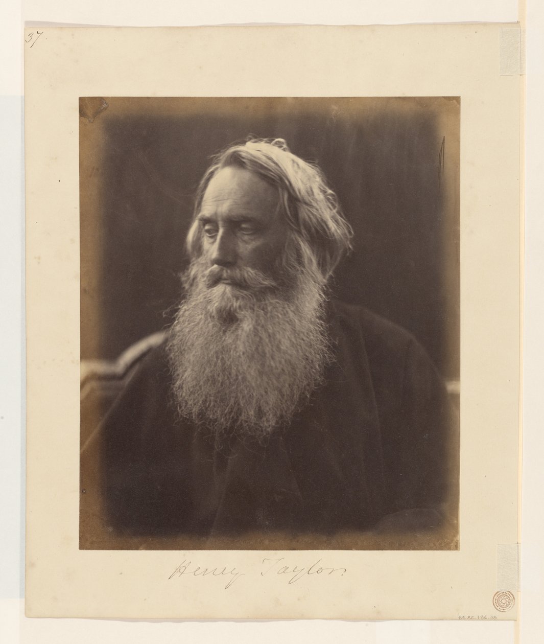 Henry Taylor door Julia Margaret Cameron