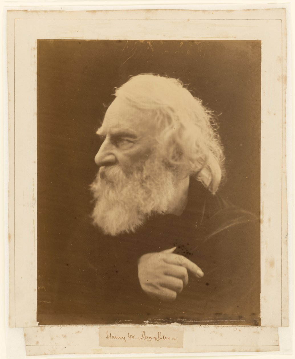 Henry Wadsworth Longfellow door Julia Margaret Cameron