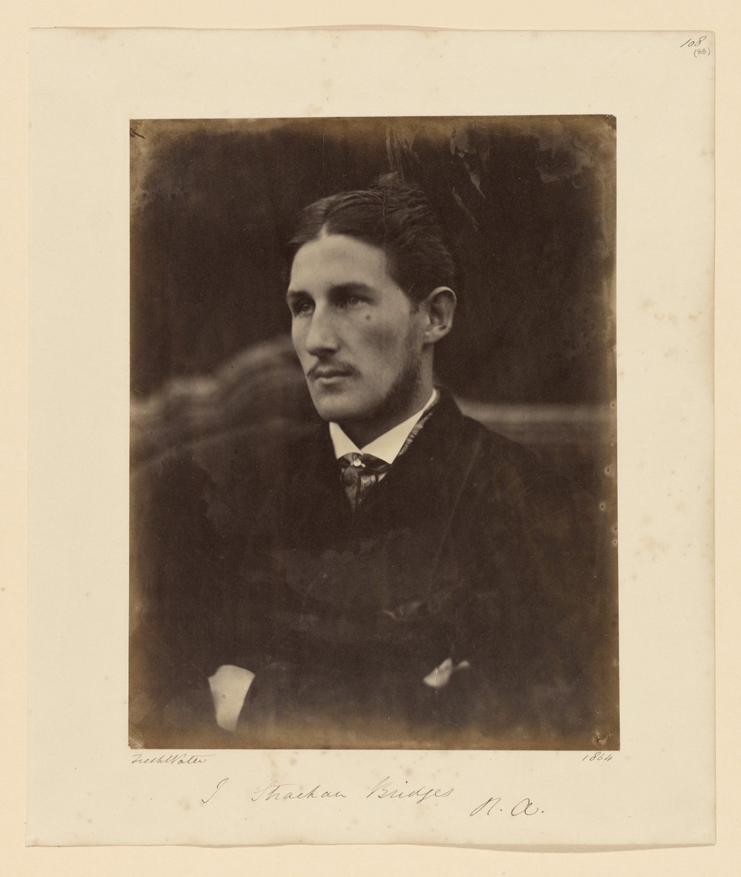 J. Strachan Bridges, R.A. door Julia Margaret Cameron