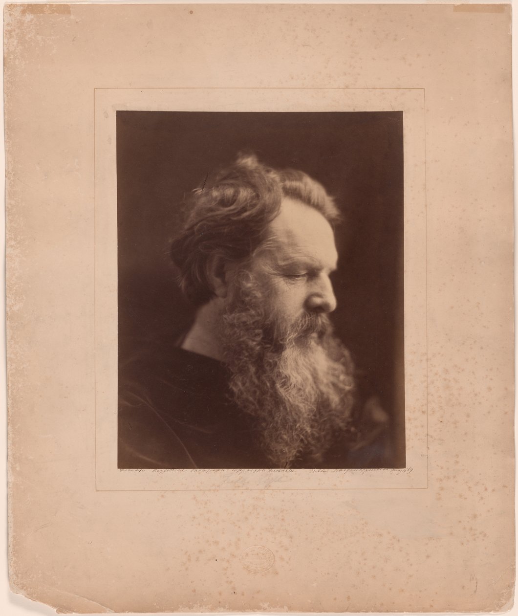 James Thomas Fields door Julia Margaret Cameron