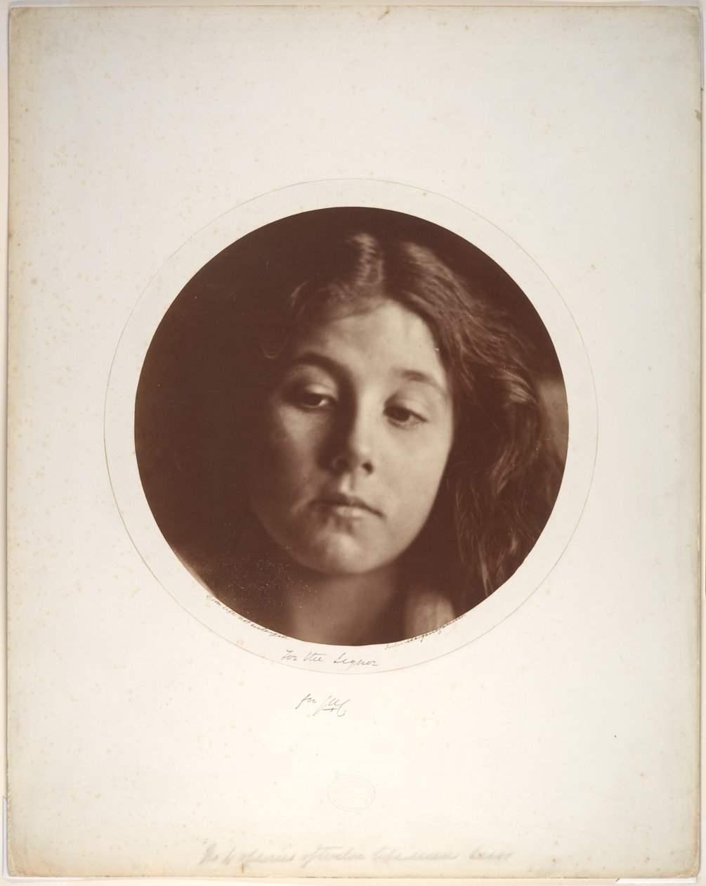 [Kate Keown] door Julia Margaret Cameron