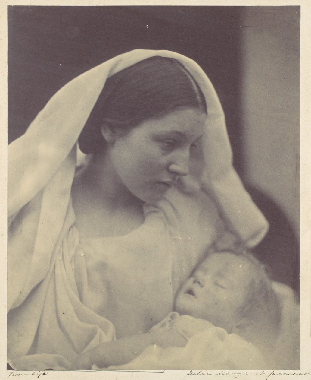De rustende Madonna door Julia Margaret Cameron