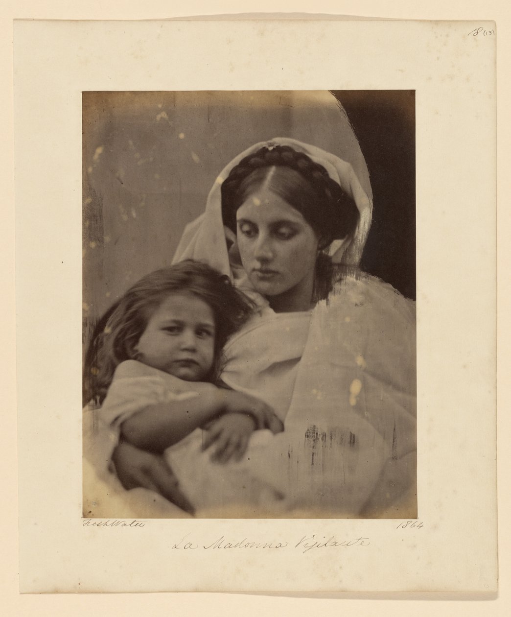 De waakzame Madonna door Julia Margaret Cameron