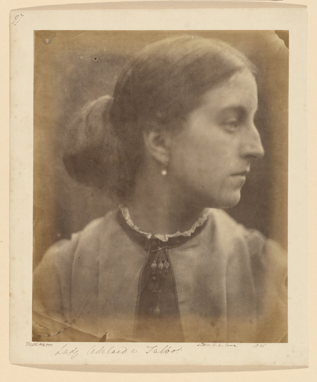 Lady Adelaide Talbot door Julia Margaret Cameron