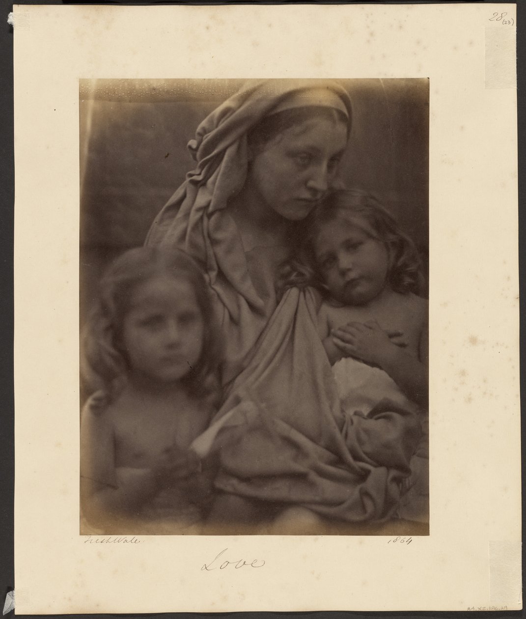 Liefde door Julia Margaret Cameron