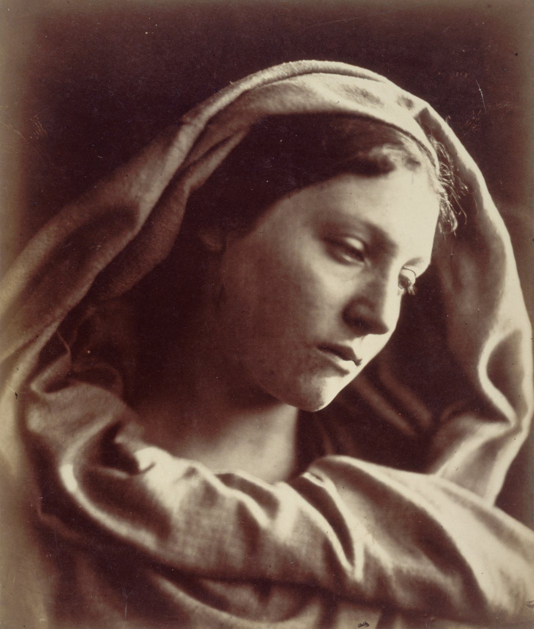 "Mary Mother" Mary Ann Hillier door Julia Margaret Cameron