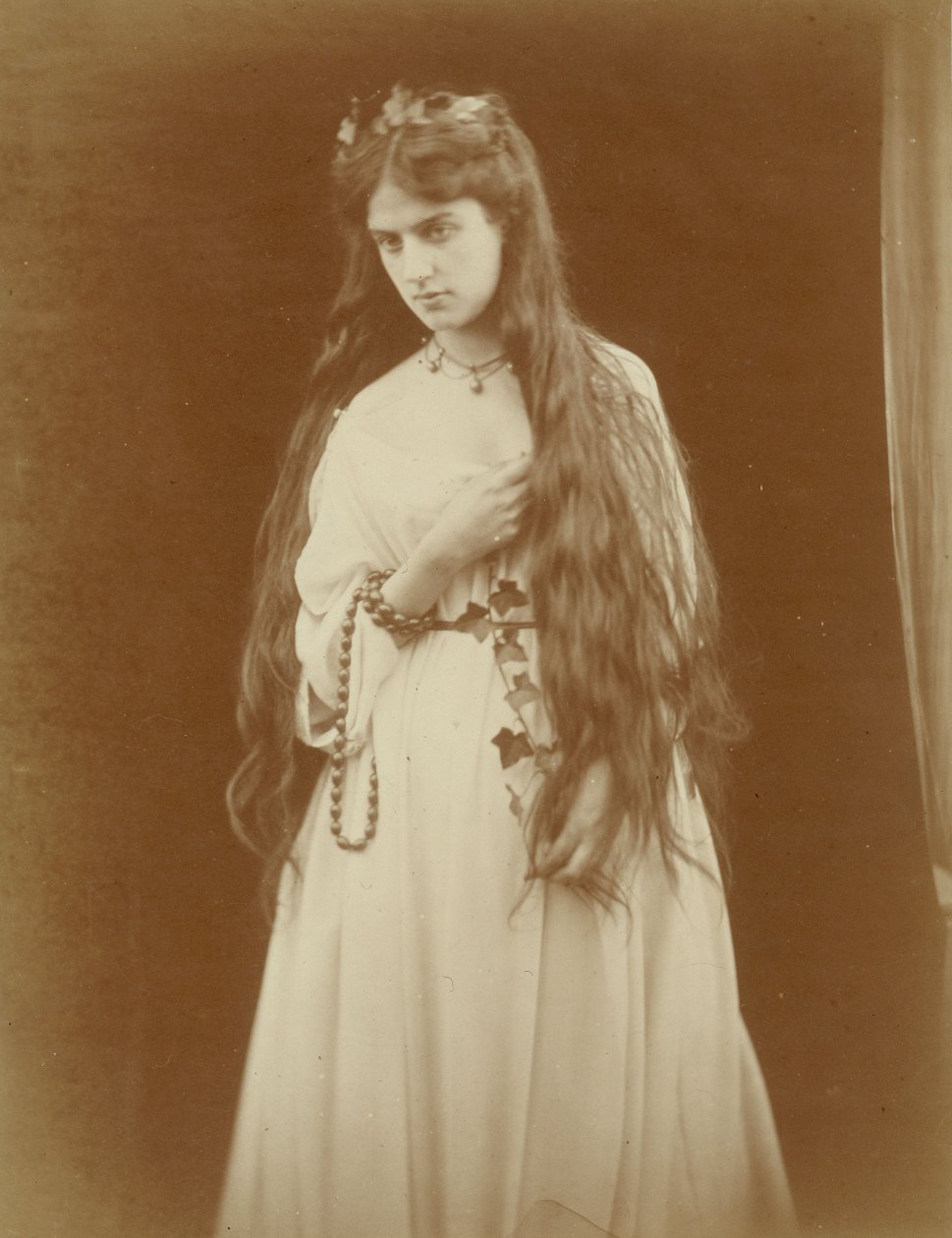 "Herinnering" ("Mnemosyne"), Marie Spartali door Julia Margaret Cameron