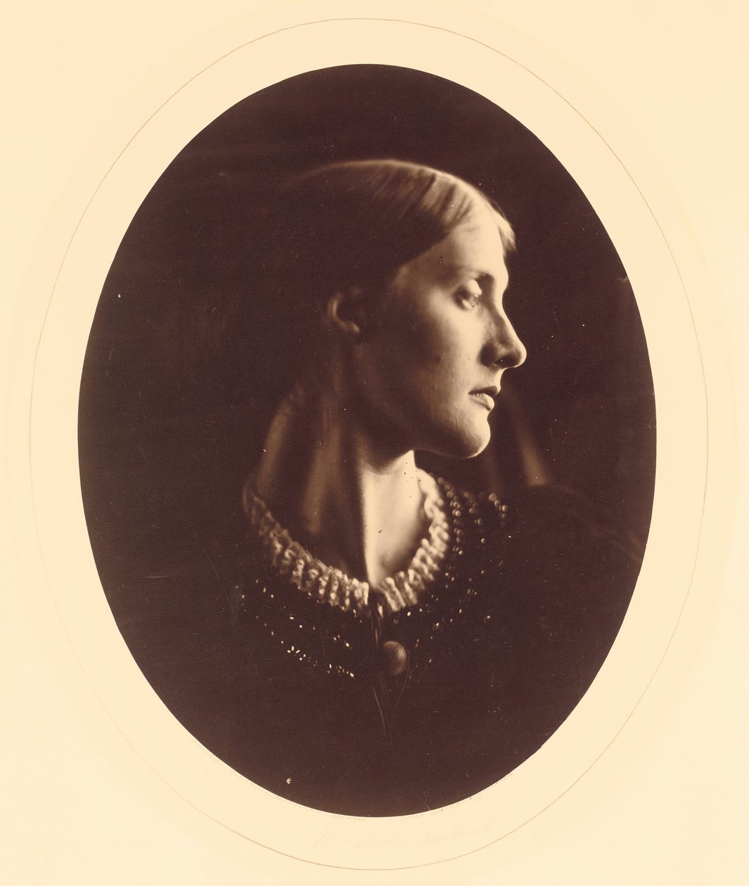 Mevrouw Herbert Duckworth, april 1867 door Julia Margaret Cameron