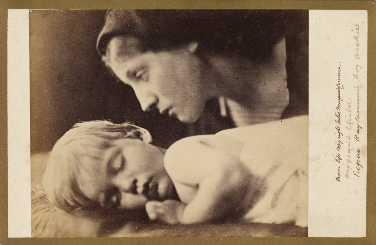 Mijn kleinkind, Archie, de zoon van Eugene Hay Cameron door Julia Margaret Cameron