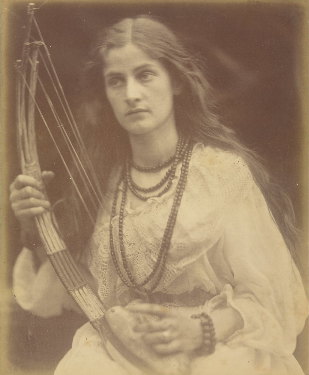 "O hark" door Julia Margaret Cameron