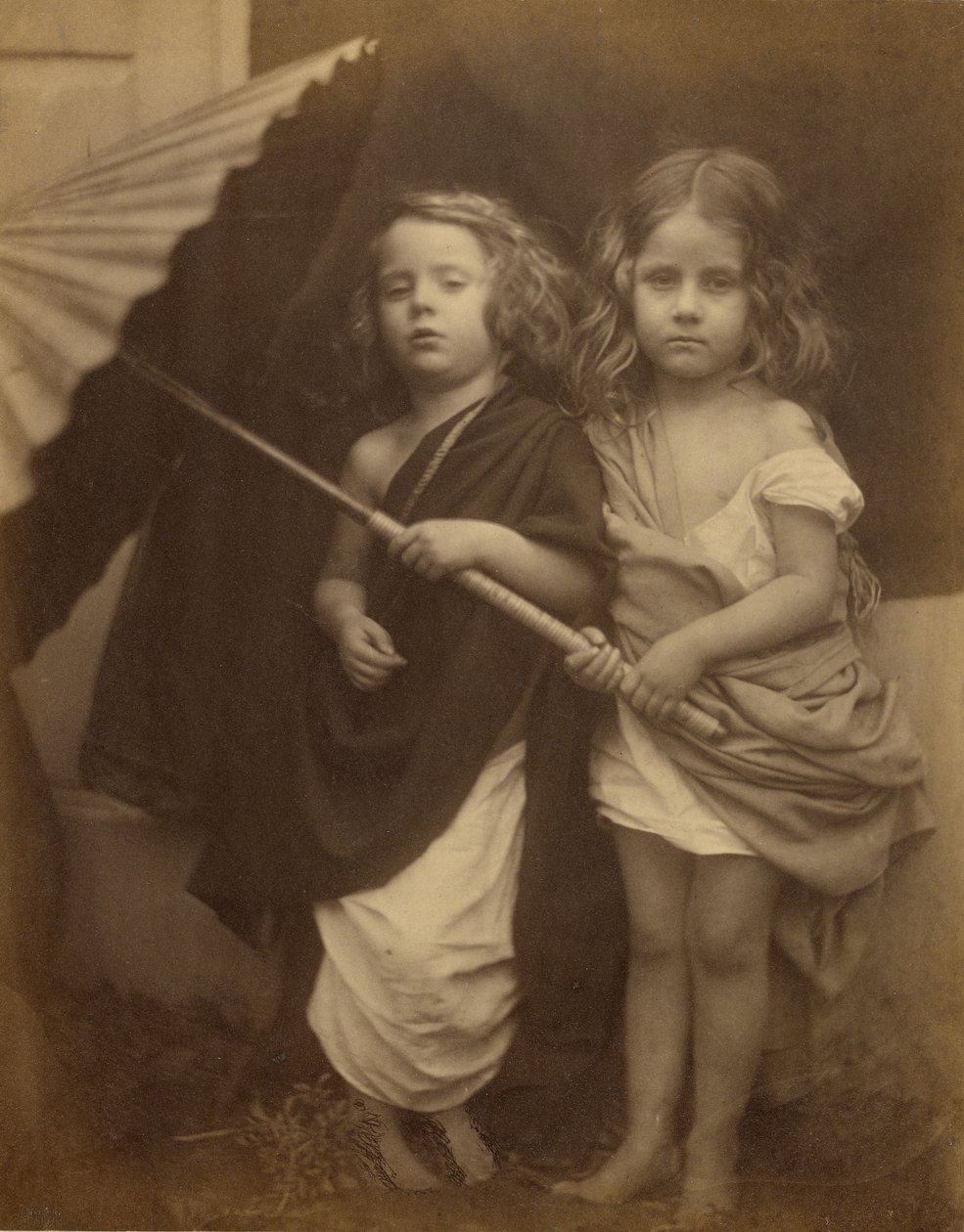 Paul en Virginia door Julia Margaret Cameron