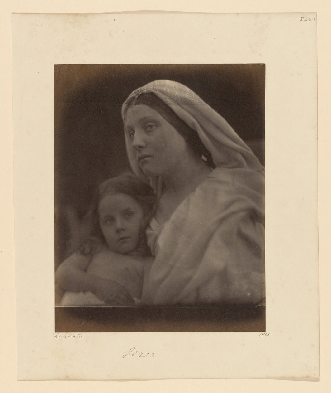 Vrede door Julia Margaret Cameron