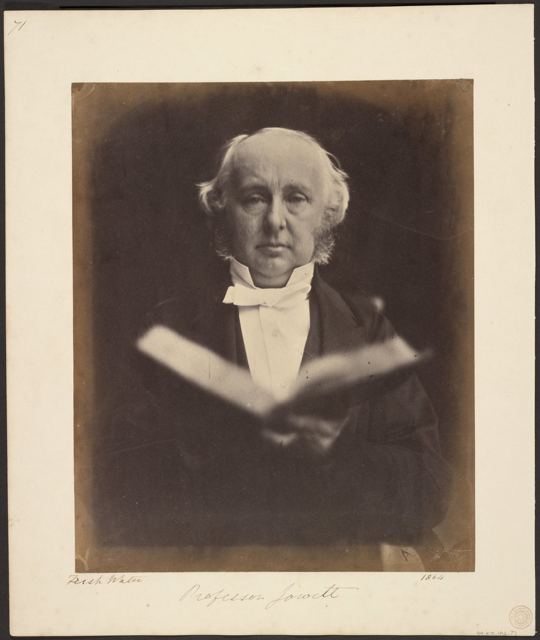 Professor [Benjamin] Jowett door Julia Margaret Cameron