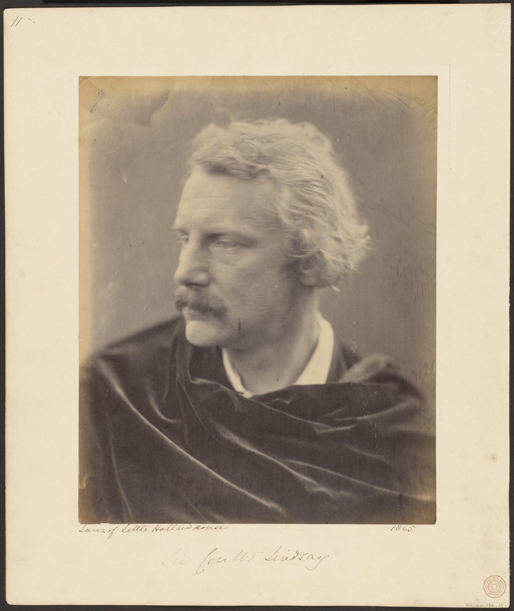 Sir Coutts Lindsay door Julia Margaret Cameron