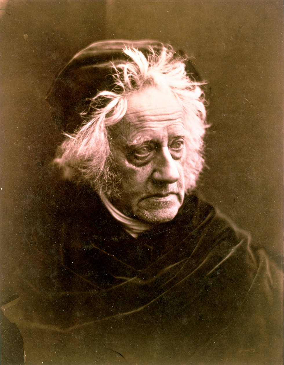 Sir John Frederick William Herschel, Britse astronoom, 1867 door Julia Margaret Cameron