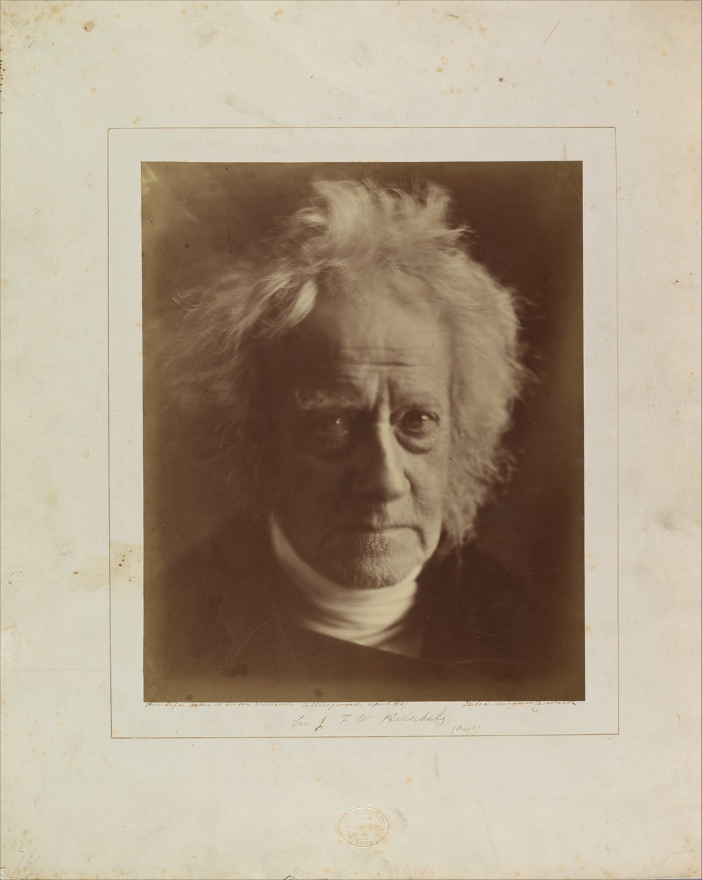 Sir John Herschel door Julia Margaret Cameron