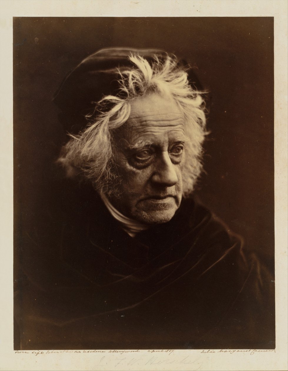 Sir John Herschel door Julia Margaret Cameron