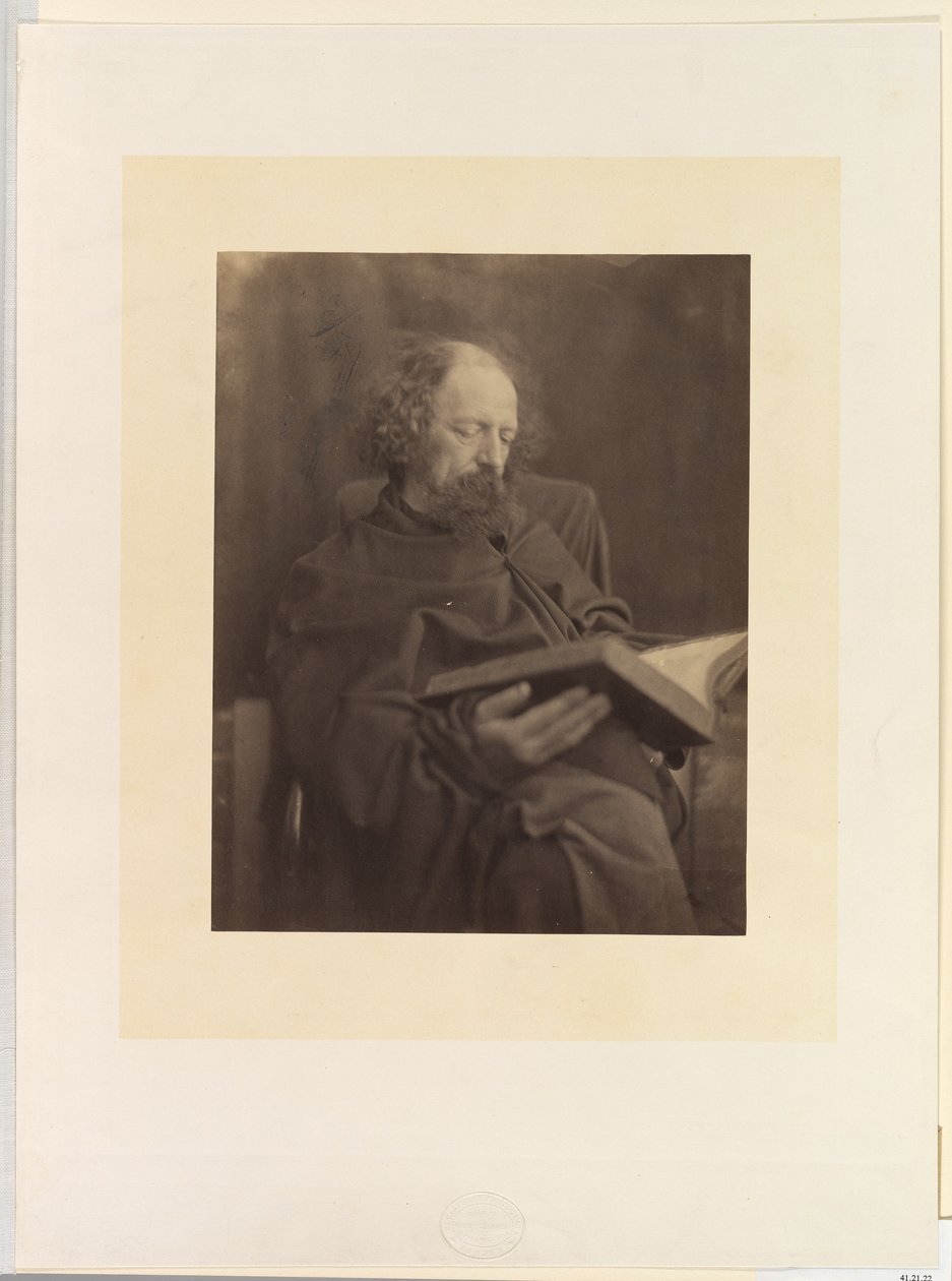 Tennyson lezend door Julia Margaret Cameron